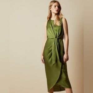 Ted Baker Pohshan Keyhole Wrap Midi Dress